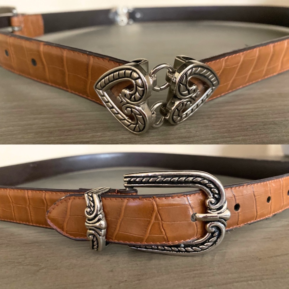Women's Brown Belt Heart Heart Design